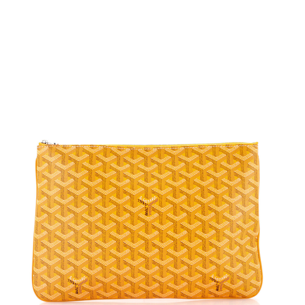 Goyard MM Senat Zip Pouch Coated Canvas